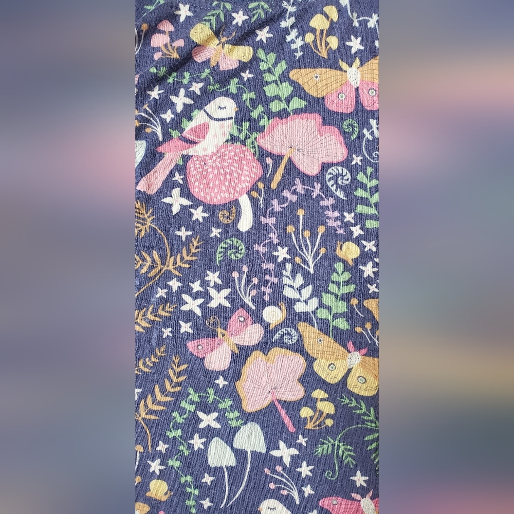 Little Sleepies Woodland Magic Two Piece Pajamas Size 7/8 - Picture 2 of 4